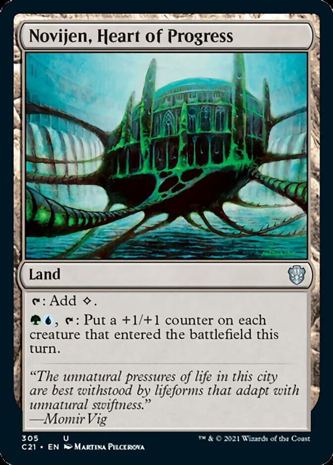 Novijen, Heart of Progress [Commander 2021] | The Time Vault CA