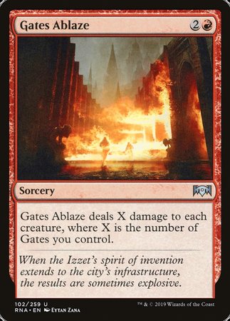 Gates Ablaze [Ravnica Allegiance] | The Time Vault CA