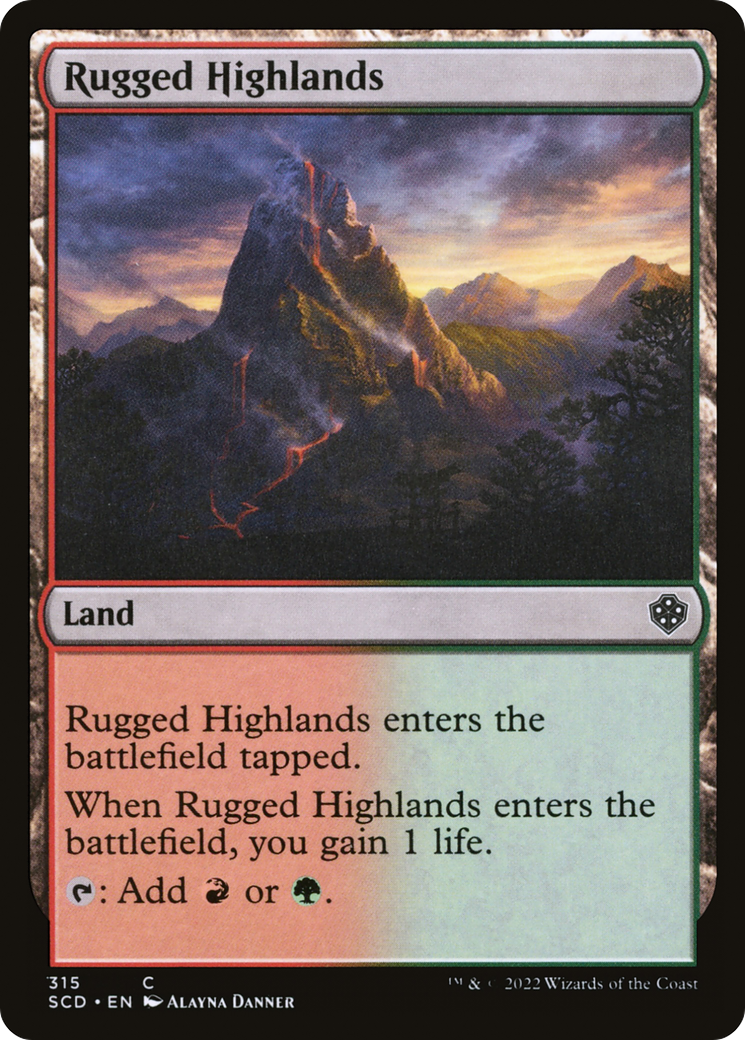 Rugged Highlands [Starter Commander Decks] | The Time Vault CA