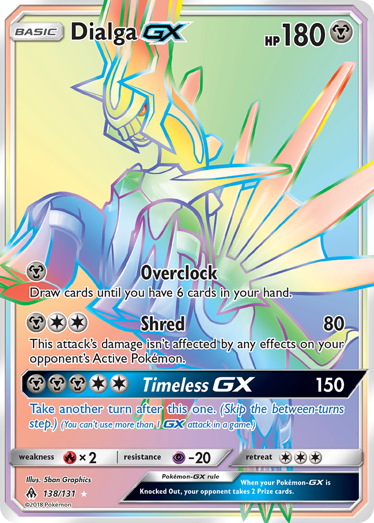 Dialga GX (138/131) [Sun & Moon: Forbidden Light] | The Time Vault CA