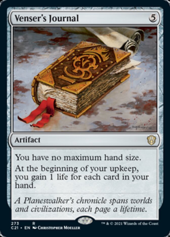 Venser's Journal [Commander 2021] | The Time Vault CA