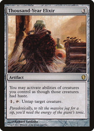 Thousand-Year Elixir [Commander 2013] | The Time Vault CA
