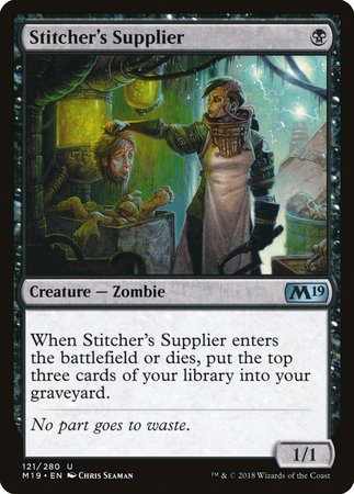 Stitcher's Supplier [Core Set 2019] | The Time Vault CA