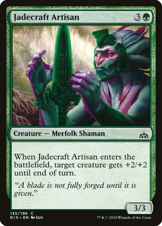 Jadecraft Artisan [Rivals of Ixalan] | The Time Vault CA
