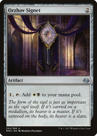 Orzhov Signet [Modern Masters 2017] | The Time Vault CA