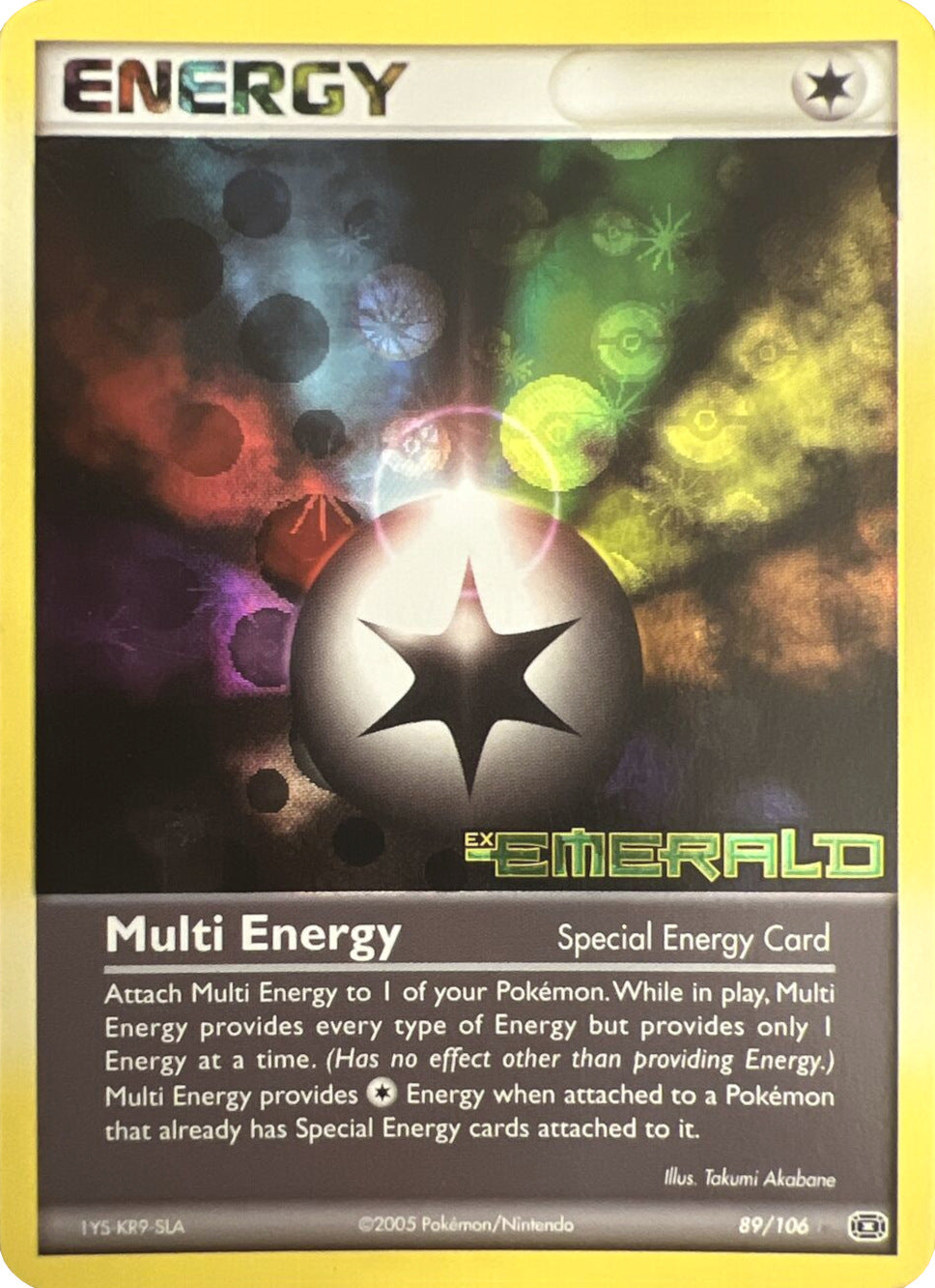 Multi Energy (89/106) (Stamped) [EX: Emerald] | The Time Vault CA