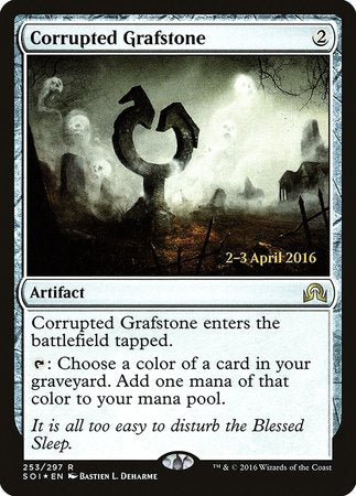 Corrupted Grafstone [Shadows over Innistrad Promos] | The Time Vault CA