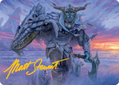 Frost Giant Art Card (Gold-Stamped Signature) [Dungeons & Dragons: Adventures in the Forgotten Realms Art Series] | The Time Vault CA
