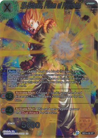 SS Gotenks, Fusion of Friendship (Starter Deck Exclusive) (SD14-02) [Rise of the Unison Warrior] | The Time Vault CA