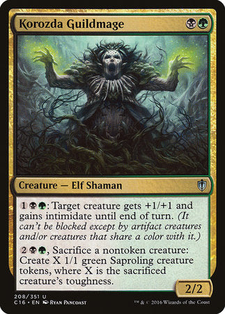 Korozda Guildmage [Commander 2016] | The Time Vault CA