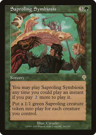 Saproling Symbiosis [Invasion] | The Time Vault CA