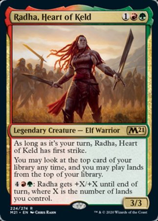 Radha, Heart of Keld [Core Set 2021] | The Time Vault CA