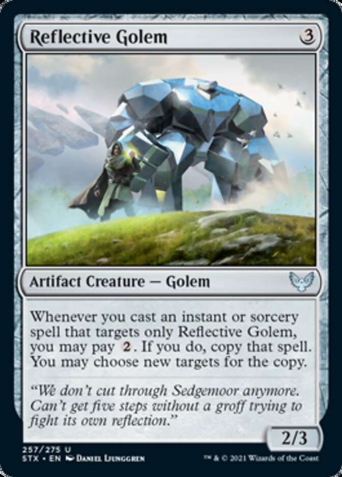 Reflective Golem [Strixhaven: School of Mages] | The Time Vault CA