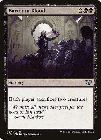 Barter in Blood [Commander 2015] | The Time Vault CA