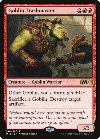 Goblin Trashmaster [Core Set 2019] | The Time Vault CA