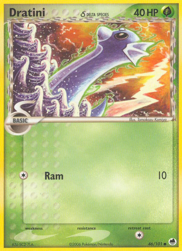 Dratini (46/101) (Delta Species) [EX: Dragon Frontiers] | The Time Vault CA