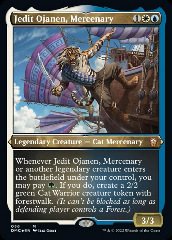 Jedit Ojanen, Mercenary (Foil Etched) [Dominaria United Commander] | The Time Vault CA