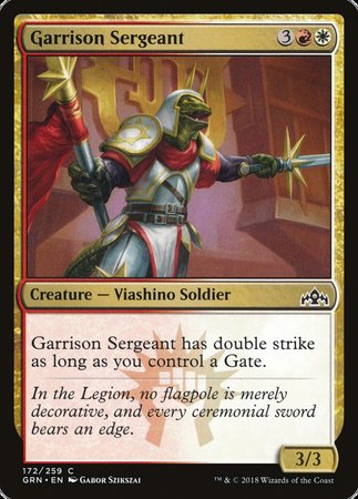 Garrison Sergeant [Guilds of Ravnica] | The Time Vault CA