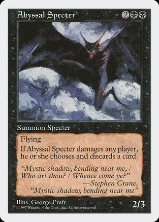 Abyssal Specter [Fifth Edition] | The Time Vault CA