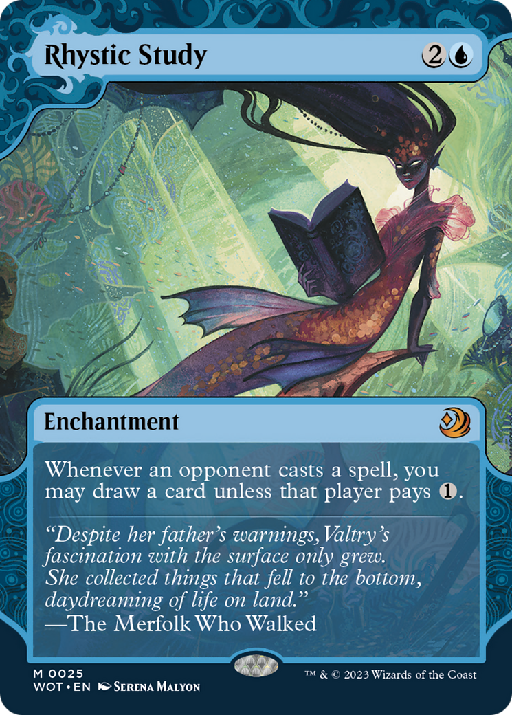 Rhystic Study [Wilds of Eldraine: Enchanting Tales] | The Time Vault CA