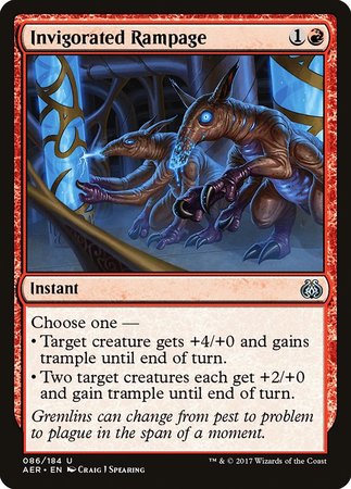 Invigorated Rampage [Aether Revolt] | The Time Vault CA