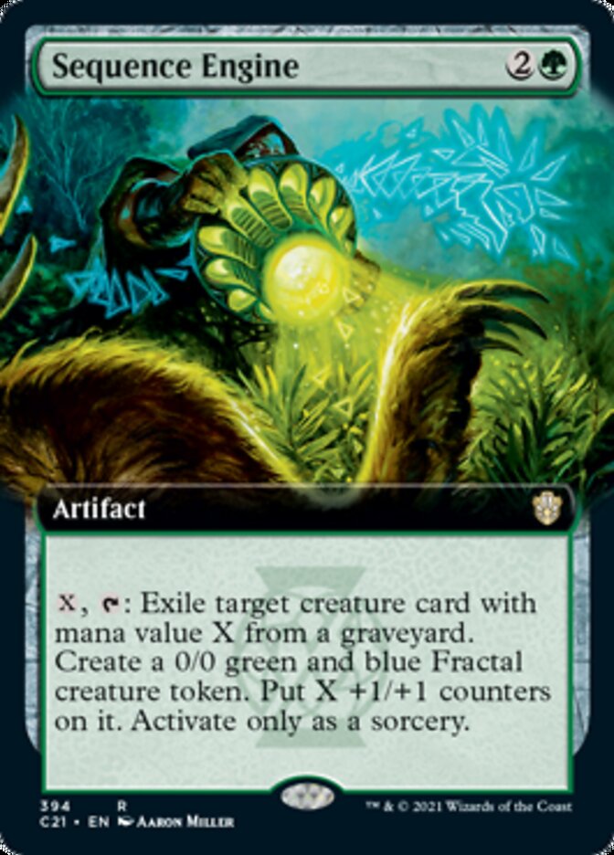 Sequence Engine (Extended) [Commander 2021] | The Time Vault CA