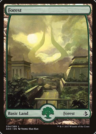 Forest (254) - Full Art [Amonkhet] | The Time Vault CA