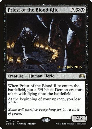 Priest of the Blood Rite [Magic Origins Promos] | The Time Vault CA