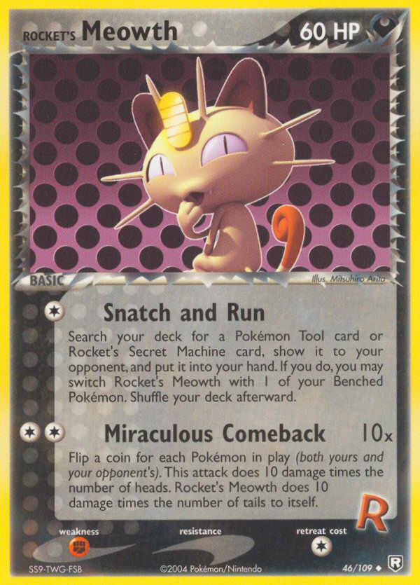 Rocket's Meowth (46/109) [EX: Team Rocket Returns] | The Time Vault CA