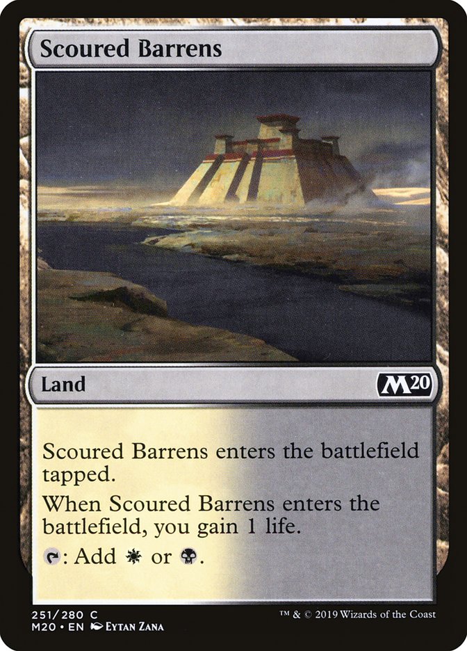 Scoured Barrens [Core Set 2020] | The Time Vault CA