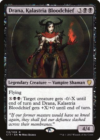 Drana, Kalastria Bloodchief [Commander 2017] | The Time Vault CA