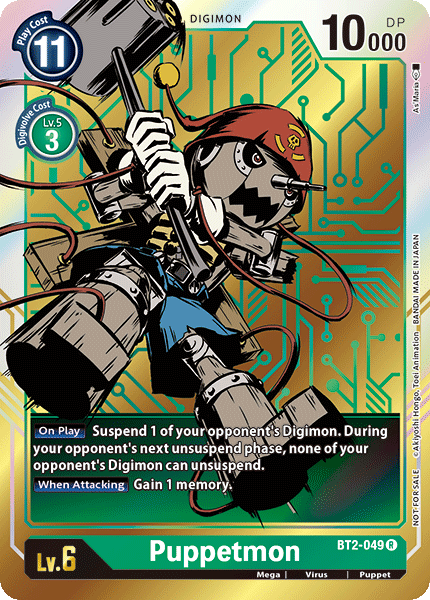 Puppetmon [BT2-049] (Dash Pack) [Release Special Booster Ver.1.0 Promos] | The Time Vault CA