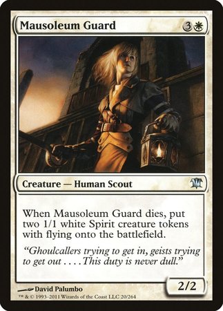 Mausoleum Guard [Innistrad] | The Time Vault CA