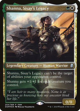 Shanna, Sisay's Legacy [Dominaria Promos] | The Time Vault CA