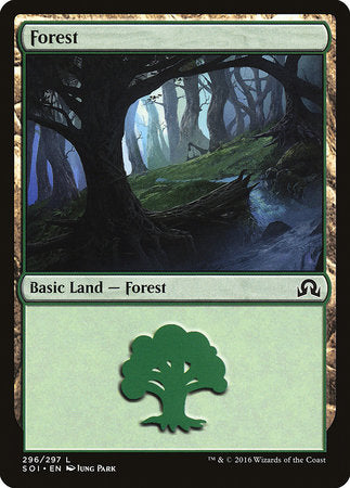 Forest (296) [Shadows over Innistrad] | The Time Vault CA