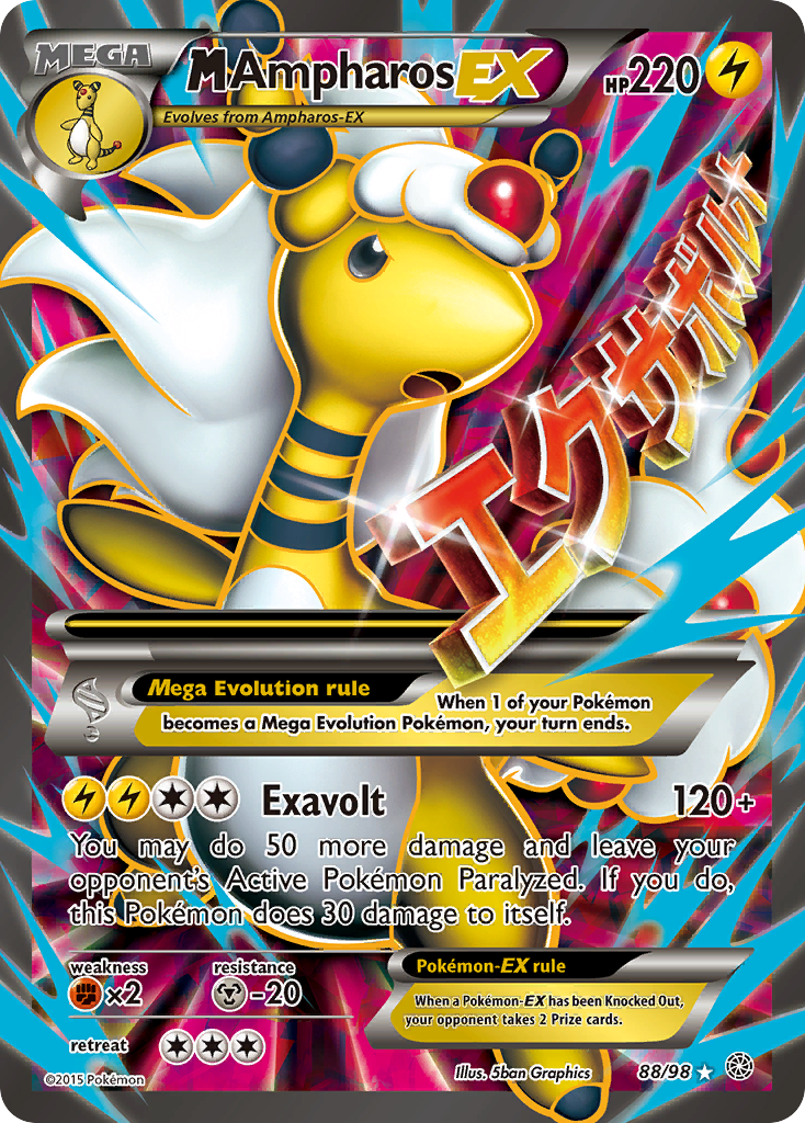 M Ampharos EX (88/98) [XY: Ancient Origins] | The Time Vault CA