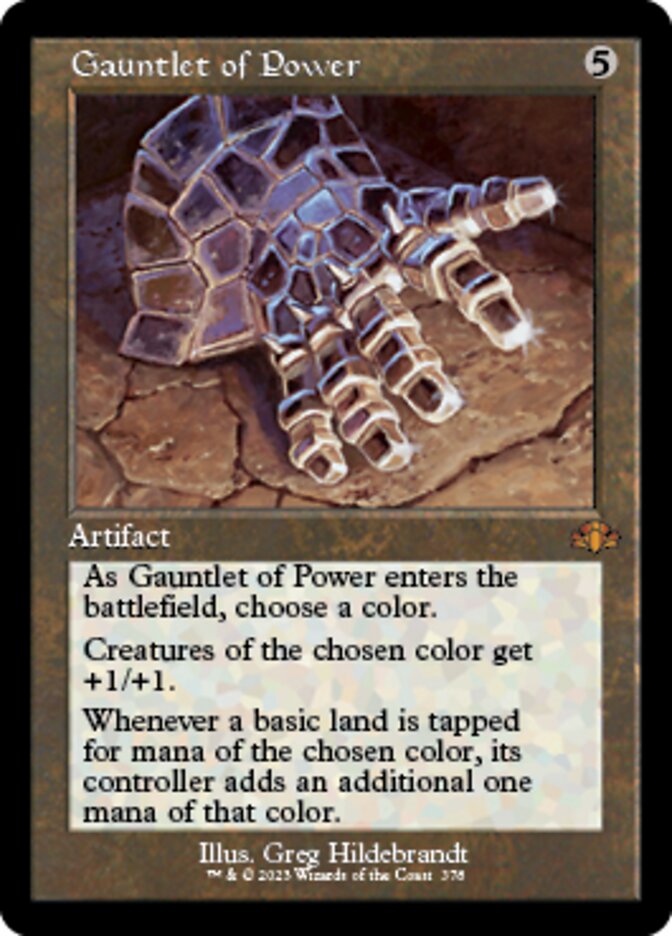 Gauntlet of Power (Retro) [Dominaria Remastered] | The Time Vault CA