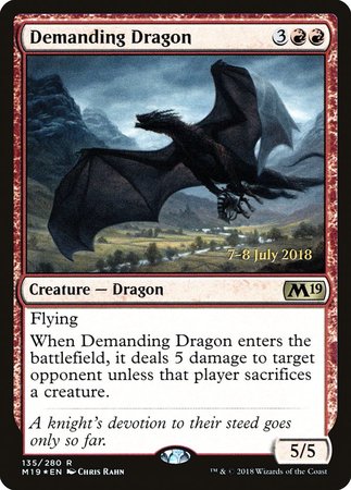 Demanding Dragon [Core Set 2019 Promos] | The Time Vault CA