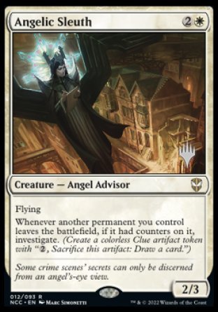 Angelic Sleuth (Promo Pack) [Streets of New Capenna Commander Promos] | The Time Vault CA