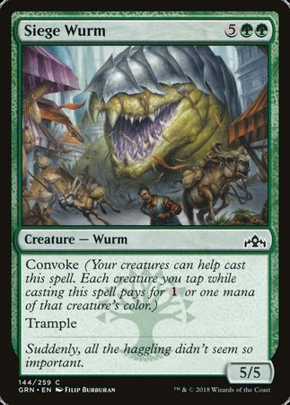 Siege Wurm [Guilds of Ravnica] | The Time Vault CA