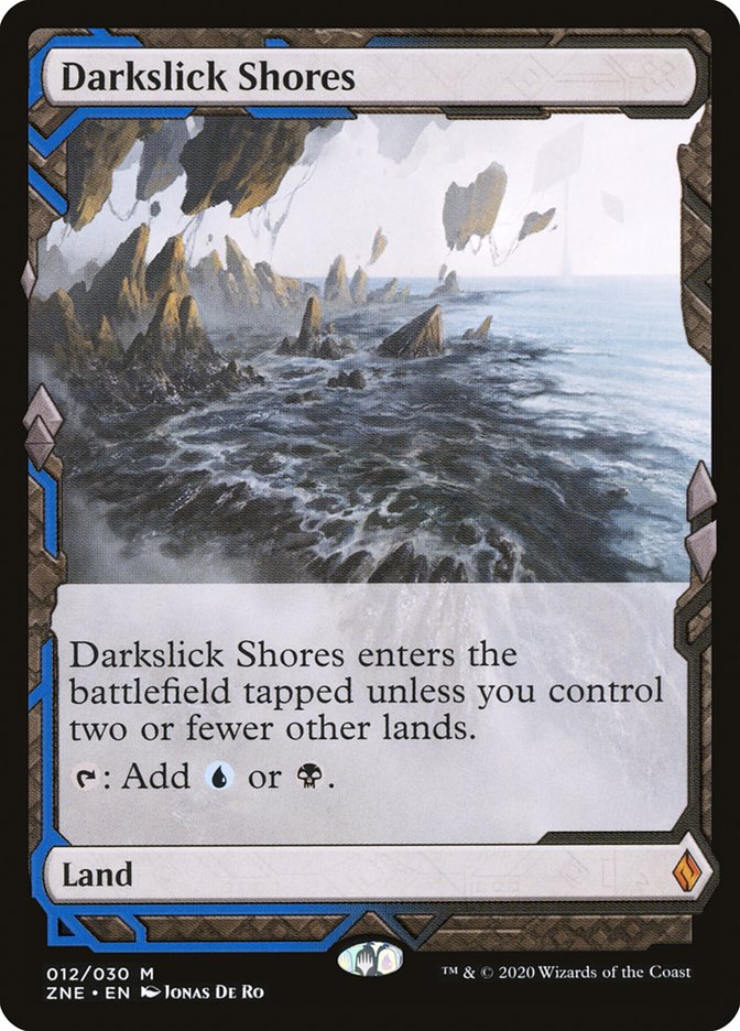 Darkslick Shores [Zendikar Rising Expeditions] | The Time Vault CA