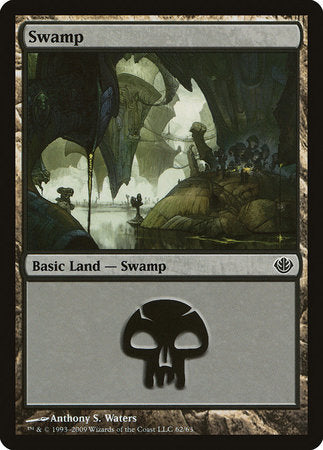 Swamp (62) [Duel Decks: Garruk vs. Liliana] | The Time Vault CA