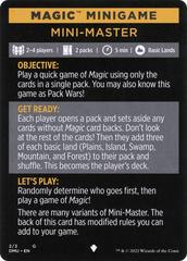 Mini-Master (Magic Minigame) [Commander Legends: Battle for Baldur's Gate Minigame] | The Time Vault CA