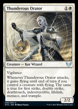 Thunderous Orator [Strixhaven: School of Mages] | The Time Vault CA