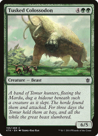Tusked Colossodon [Khans of Tarkir] | The Time Vault CA