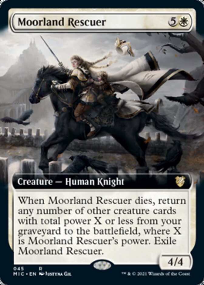 Moorland Rescuer (Extended) [Innistrad: Midnight Hunt Commander] | The Time Vault CA