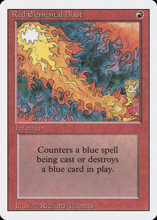 Red Elemental Blast [Revised Edition] | The Time Vault CA