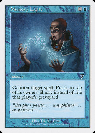 Memory Lapse [Seventh Edition] | The Time Vault CA