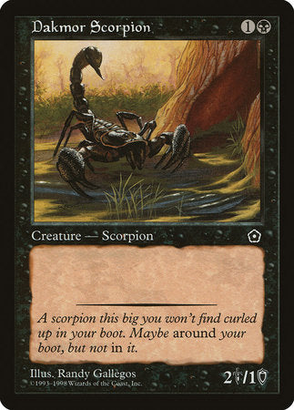 Dakmor Scorpion [Portal Second Age] | The Time Vault CA