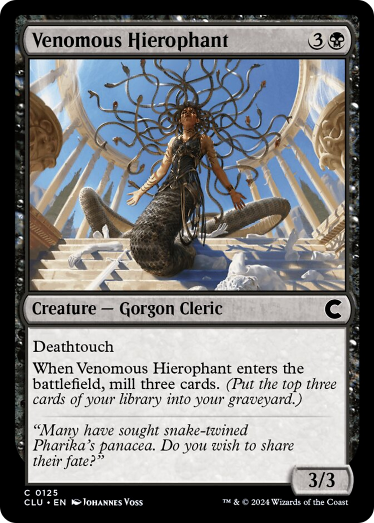 Venomous Hierophant [Ravnica: Clue Edition] | The Time Vault CA